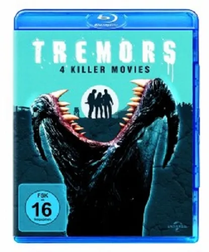 TREMORS 1 - 4 / 4 BLU-RAY - NEU!!
