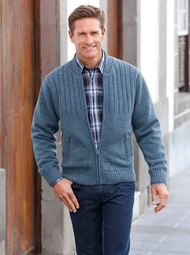 Herren Strickjacke CLASSIC, Gr. 50, jeansblau von Witt