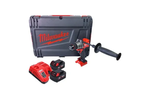 Milwaukee M18 FDD3-402X Akku Bohrschrauber 18 V - Leistungsstarker Akku Bohrschrauber mit 158 Nm Drehmoment, Brushless-Technologie und zwei langlebigen 4,0 Ah Akkus. Ideal für professionelle Anwendungen und vielseitige Einsätze.