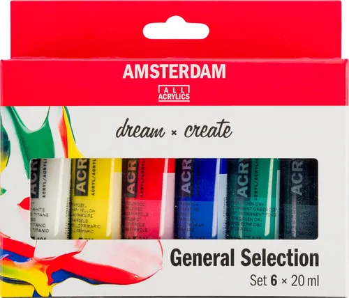 Talens Acrylfarben Set General Selection 6
