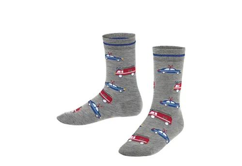 FALKE Freizeitsocken Falke Kinder Socken Police and Fire Cars SO 12297