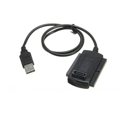 Bolwins B95 USB 2.0 auf IDE/SATA Adapter 3-in-1 50 cm für Festplatten Computer-Kabel, USB-A 2.0 Stecker, IDE & SATA Anschluss (50 cm), 3-in-1, Plug & Play, 480 Mbps, für HDD/SSD/CD/DVD