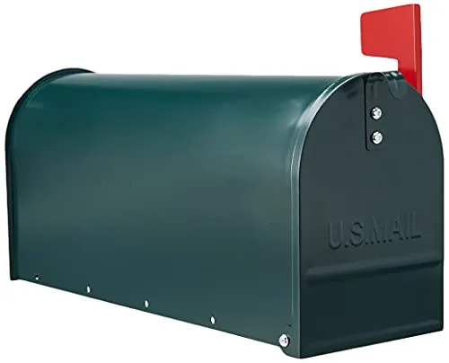 Briefkästen Grün von CASSETTE POSTALI ALUBOX