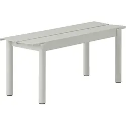 Produktbild Muuto Linear Steel Gartenbank, 110 cm, grau