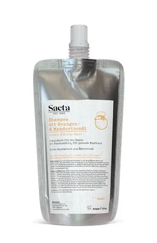 Saeta Shampoo Orange-Mandarine Nachfüllbeutel 200 ml