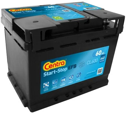 CENTRA Start-Stop Starterbatterie 12V 60Ah 640A/EN L2 für Auto LKW Batterie