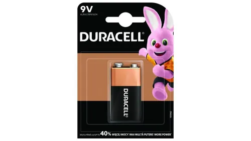 Bateria alkaliczna 6LR61 9V (blister) DURACELL 5000394077225