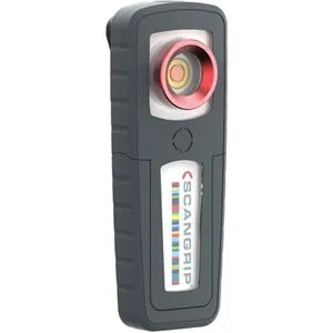 Scangrip Arbeitsleuchte Minimatch CRI+ LED - Taschenlampen mit hoher Farbwiedergabe (CRI>96) und 200 Lumen, ideal für Fahrzeugaufbereitung. Flexibel durch integrierten Magnet, Haken und schwenkbaren Kopf.