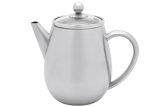 Bredemeijer Teekanne 'Duet Eva' in silber von Bredemeijer
