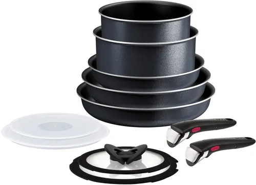 Tefal Topf-Set Ingenio So'Light, 11-tlg, abnehmbarer Griff