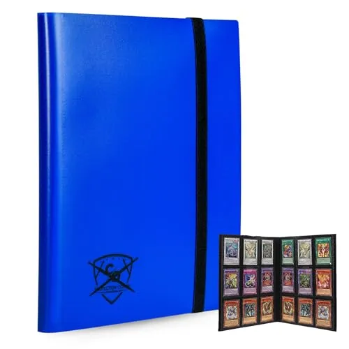Sammelalbum für 360 Karten mit 40 Seiten, Pro Card Binder Ordner, Kartenhalter Album für Pokemon Sammelkarten Seitlich | Sammelmappe Heft für Kinder Junge und Mädchen