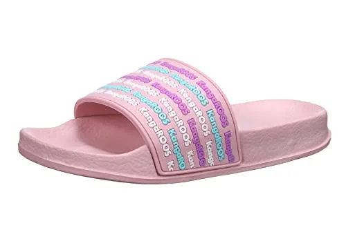 KangaROOS K Idol Slides, Frost pink/Mint, 34 EU