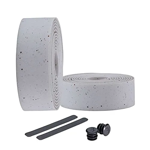 BBB Cycling Fahrrad, Mountainbike Lenkerband Raceribbon, BHT-01, Weiss Cork, 200 x 3 cm