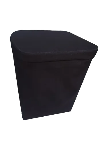 Stoffhocker 1 für Thetford Porta Potti 145/345 mit Polster in schwarz von Freizeit Wittke