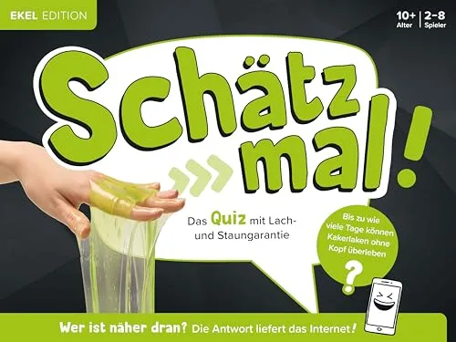 Schätz mal! Ekel Edition: Das Quiz mit Lach- und Staungarantie I Ab 10 Jahre I 2-8 Spieler I Spiele-Block