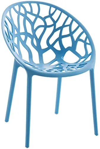 CLP Gartenstuhl Hope Kunststoff in blau von CLP