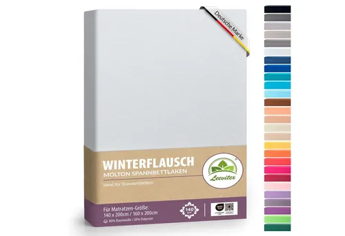 Bett- und Haushaltswäsche Weiß von Leevitex