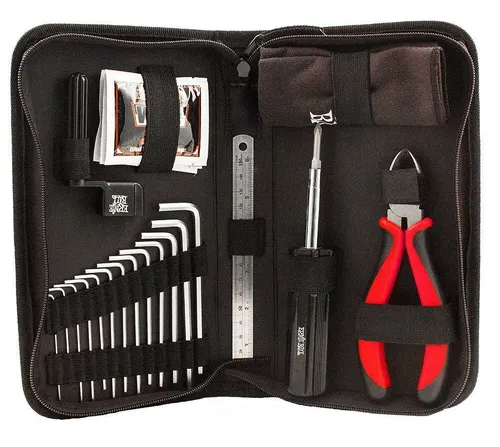 ERNIE BALL 4114 Toolkit Werkzeugset für Gitarren - Praktisches Werkzeugset für die Pflege und Wartung von Gitarren, ideal für Musiker und Hobbyisten