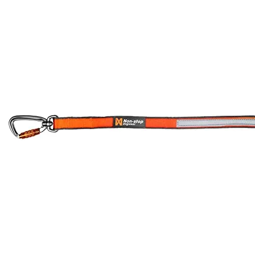 Non-stop dogwear Move Leash 1.7m - Komfortable Hundeleine in Orange - Klassische Hundeleinen, 1.7m lang und 20mm breit, ideal für bequeme Spaziergänge und hervorragende Kontrolle.