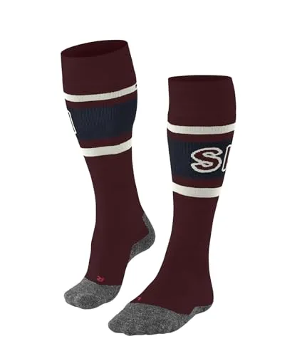 FALKE Damen Skisocken SK2 Intermediate Wool W - Falke Sportsocken aus schnelltrocknendem Funktionsmaterial und isolierender Merinowolle für optimale Wärme und Komfort beim Wintersport. Mulesingfreie Wolle, langlebig und ideal für aktives Skifahren.