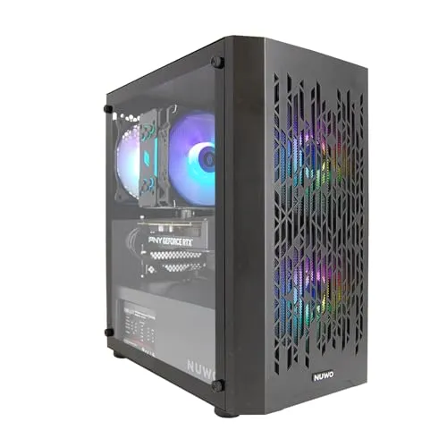 EXTREMEBIT Gaming-PC zusammengebaut, Prozessor Core i5-12400F, Arbeitsspeicher 16 GB DDR4, SSD 1 TB NVMe, Grafikkarte Nvidia GeForce RTX 5060 8 GB GDDR7, Win 11 Pro (schwarz)
