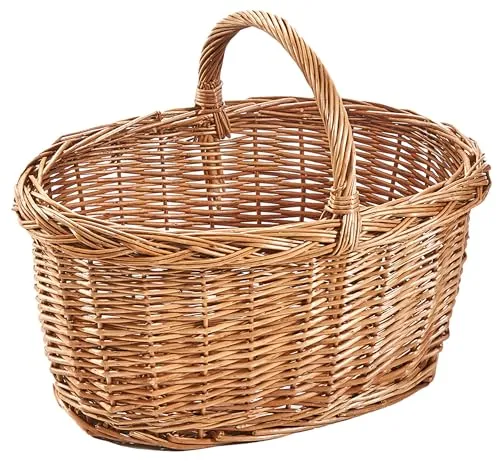 Kobolo Einkaufskorb LISA – Handgefertigter Weidenkorb