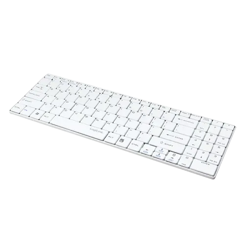 LogiLink Slim Bluetooth Keyboard, white