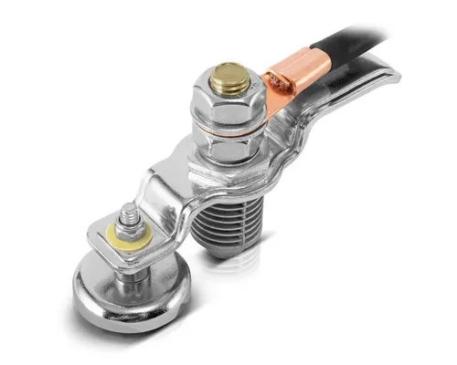 STAHLWERK Magnetische Erdungsklemme EC-200 ST - Elektrowerkzeug-Set mit leistungsstarker magnetischer Erdungsklemme für maximale Flexibilität und sicheren Halt an ferromagnetischen Materialien. Ideal für alle Schweiß- und Schneidgeräte.