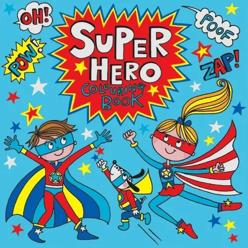 Malbuch Superhelden