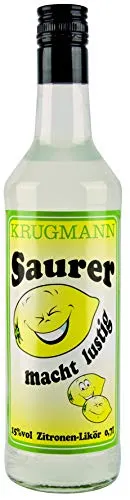 Krugmann Saurer Zitronenlikör 15% vol. (1x0,7l)