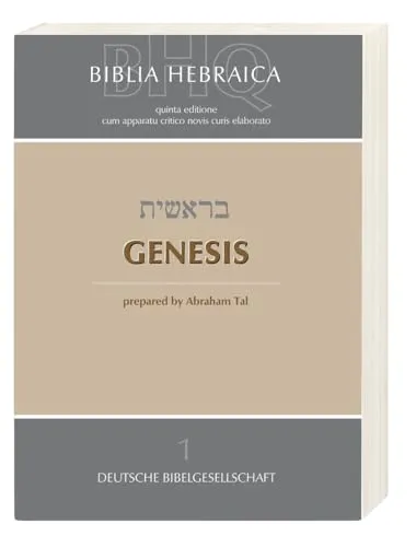 Produktbild Biblia Hebraica Quinta (BHQ) Band 1: Genesis