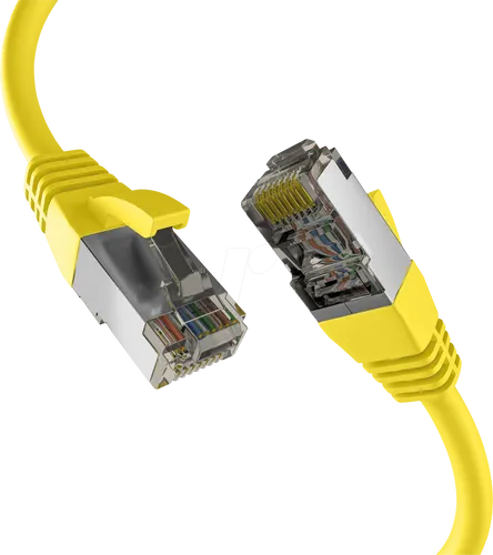 EFB CAT8.1 GELB 5m RJ45 PATCHKABEL S/FTP PIMF von M-CAB