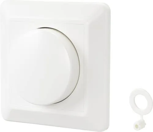 Sygonix SY-4697886 Drehdimmer - Universal-Dimmer für verschiedene Leuchtmittel, einfache Steuerung und modernes Design für Ihr Smart Home.