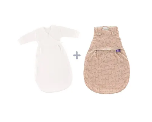 Produktbild Träumeland Babyschlafsack LIEBMICH 3tlg. Set Kuschelhase beige 56/62