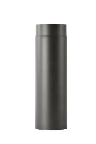 Rauchrohr 130 mm ø, 500 mm lang - Kaminrohr für Holzöfen, robustes und langlebiges Material für optimale Abgasführung und effiziente Verbrennung.