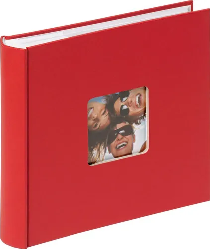 Einsteckalbum Fun 200 Fotos 13x18 cm rot in rot von Walther