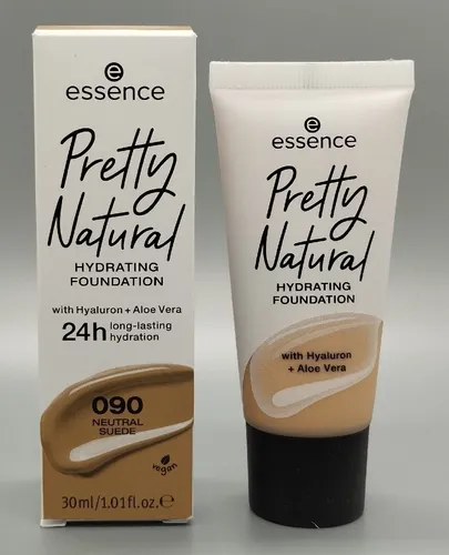 Essence: Pretty Natural Hydrating Foundation mit Hyaluron+Aloe Vera - 090 - 30ml