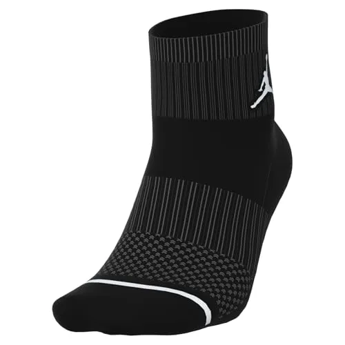 Nike Herren U J Ed Cush Poly Ankle 3pr 144 T-Shirt, Schwarz/Weiß, XL