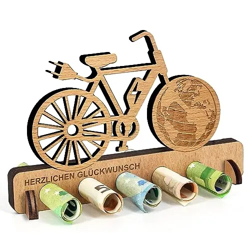 Geldgeschenk Holz Fahrrad – Kreative Deko für Radfahrer von doerfeell