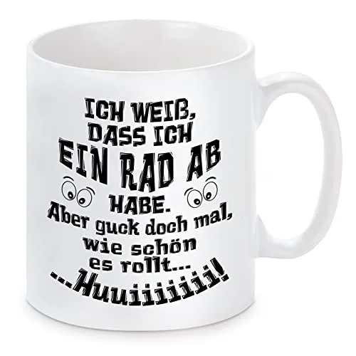 Herzbotschaft Tasse Modell: EIN Rad ab