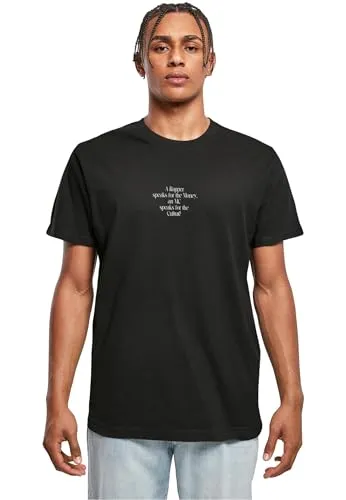 Mister Tee Herren Rapper VS MC Tee Black, L - Vielseitiges Herren-T-Shirt für jeden Anlass. Aus weichen, langlebigen Materialien gefertigt und mit bequemem Rundhalsausschnitt. Perfekt kombinierbar mit Jeans oder Shorts.