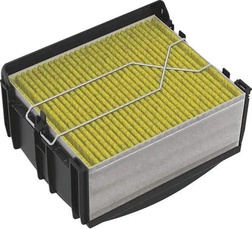 Bosch DWZ1DX1I6 Umluftmodul - Schwarz/Weiß/ Gelb - Dunstabzugshauben-Zubehör mit Clean Air Plus Hochleistungsfilter für effektive Geruchs- und Pollenreduktion. Flexible Montage und integriertes Design.