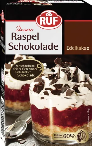 Ruf Raspel-Schokolade Edelkakao 100g von Ruf