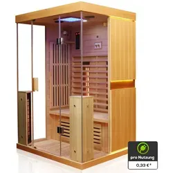 Dewello KINGSTON DUAL-THERM Infrarotkabine von Dewello