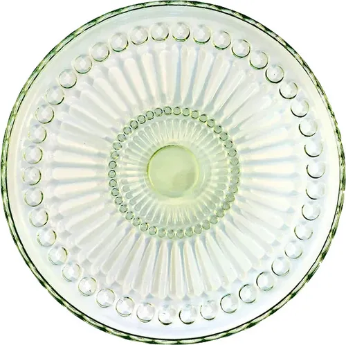 Greengate ALICE Glasteller Pale Green 18,5 cm in grün von GreenGate