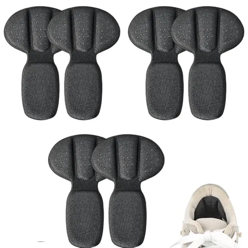 Fersenpolsters,3 Paar Fersenpolster Schuheinlagen,Fersenschutz Fersenkissen Selbstklebend Wiederverwendbare Fersenpads Einlegesohlen für Große Schuhe,Stiefel Schuhfüller Heel Protector Pads
