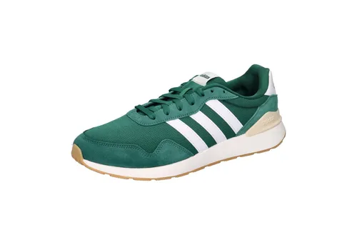 adidas Herren Run 60s 4.0 Shoes - Bequem und stylisch in Collegiate Green - Herren-Sneaker mit regulärer Passform, Obermaterial aus Textil und Leder, ideal für Alltag und Freizeit.