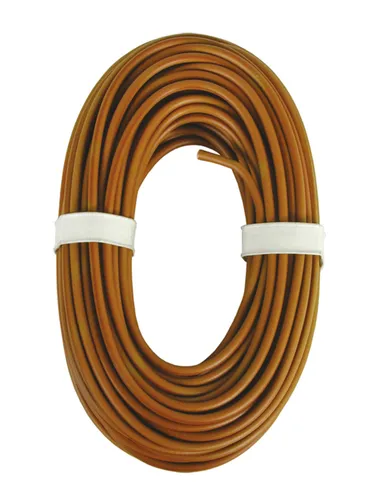 Viessmann 6896 Hochstromkabel 0,75 mm² braun 10m GP:0,69€/m NEU und OVP