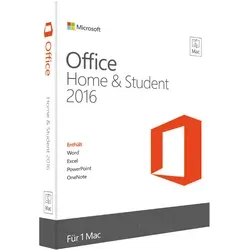 Microsoft Office 2016 Home and Business für MAC - Betriebssysteme, umfassende Office-Suite mit Word, Excel, PowerPoint, OneNote und Outlook - ideal für effizientes Arbeiten auf dem Mac.
