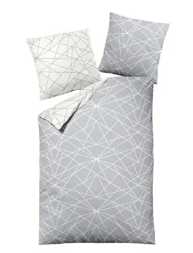 Dormisette Biber Bettwäsche 4tlg grau Silber 65101-08 - Kuschelige Dormisette Biber Bettwäsche 4tlg in grau Silber, bestehend aus 2 Wende-Bettbezügen 135x200 cm und 2 Kissenbezügen 80x80 cm. Aus 100% Baumwolle, pflegeleicht und ideal für erholsame Nächte.